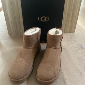 UGG classic mini in chestnut - NWT